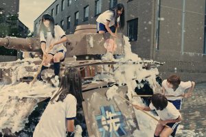 Live Action “Girls Und Panzer”? Girls Dance And Wash a Tank in Promotional Video For Upcoming Movie