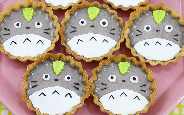 Making One Of Our Favorite Ghibli Character “Totoro” Into A Delicious Tart