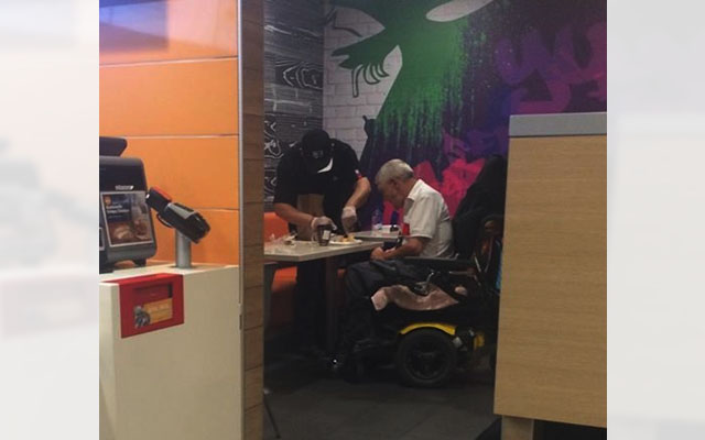 What This McDonald’s Cashier Did For A Handicapped Man Touched The World