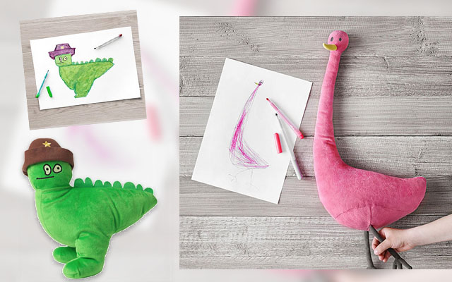 Kids Turn Drawings Into Stuffed Toy To Raise Money For Charity