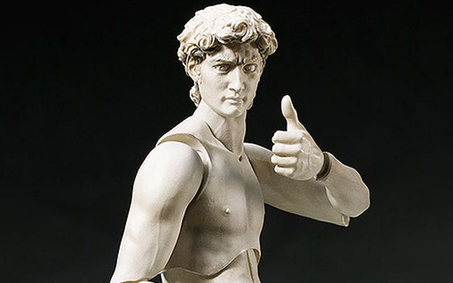 Michelangelo’s David And Other Masterpieces As Japanese Action Figures!