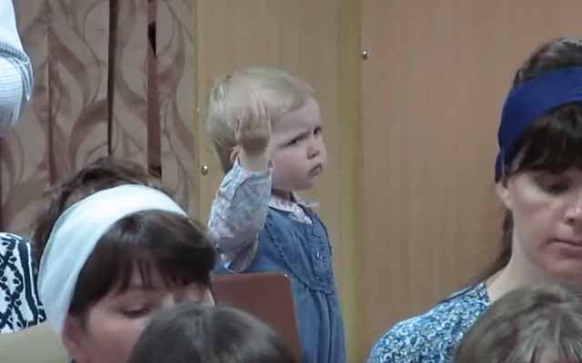 Little Maestro Girl Conducting Church Choir Is The Next Mozart