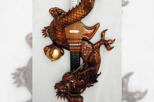 Japanese Company Makes Guitars Using Traditional Wood Carving Techniques