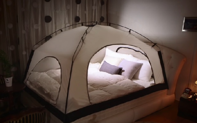 A Warm Indoor Tent That’s Too Comfortable To Leave!
