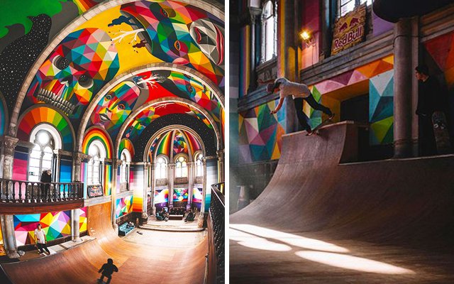 100-Year-Old Church Transformed Into A Skate Park