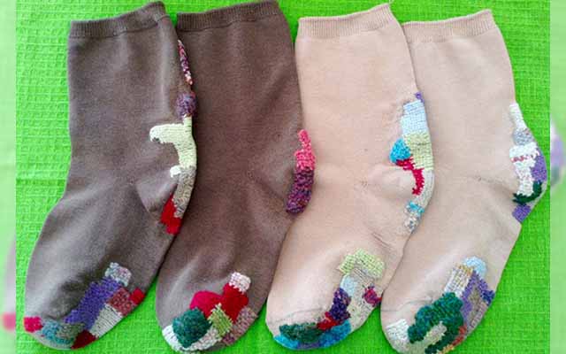 Transform Your Hole-Ridden Socks Into Stylish One-Of-A-Kind Gems