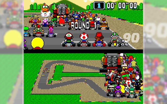 This Old Version Of Mario Kart Feels Super Crowded