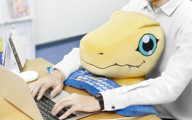Agumon PC Cushion Is Here To Make Even Your Roughest Workdays Bearable