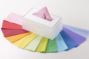 90-Dollar Tissues Let You Blow Your Nose With All The Colors Of The Rainbow