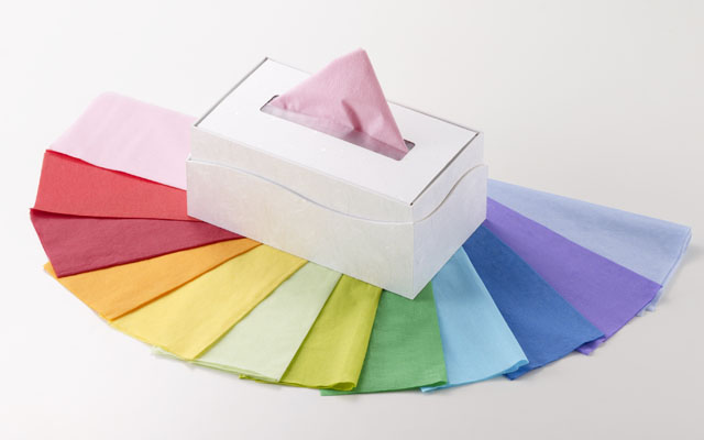 90-Dollar Tissues Let You Blow Your Nose With All The Colors Of The Rainbow