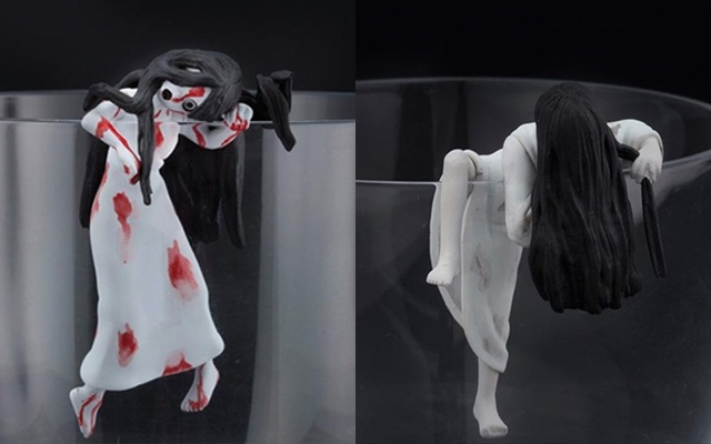 Sadako And Kayako Cup Clingers Will Give Your Drink The Chills