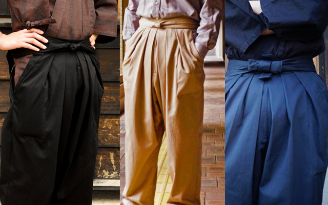 New Colored Hakama Chino Pants For Samurai Style Below The Belt