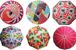 Stay Dry In The Rain Under Colorful Japanese-Style Umbrellas