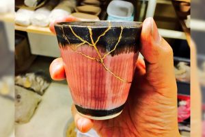 Kintsugi Artist Volunteers To Repair Ceramics Broken During Kumamoto Earthquake