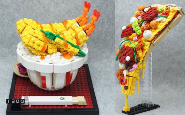 Japanese LEGO Enthusiast Builds Mouth-Watering Food Samples