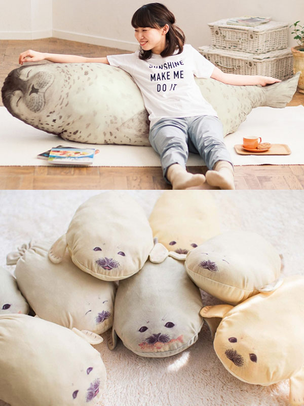 Chubby Seal Body Cushion And Baby Seal Themed Pillow Cases Are The Most  Adorable Cuddle Buddies – grape Japan