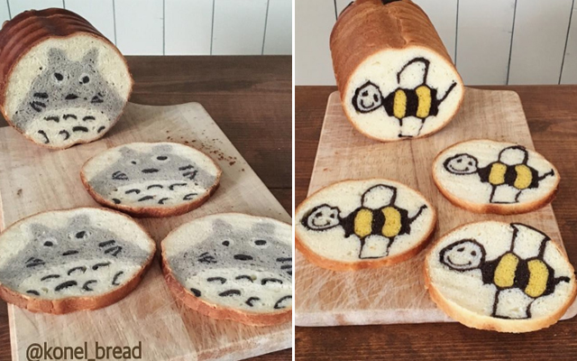 Japanese Baker Creates Beautifully Designed Breads Inspired By Her Son’s Drawings