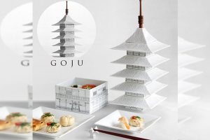 This Awesome 5-Story Pagoda Deconstructs Into A Beautiful Table Set