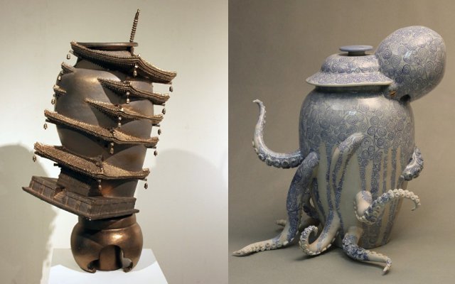 Ceramic Vessels Warped Into Alien-like Forms