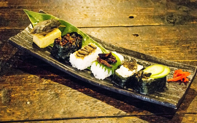 Try Insect Sushi And Other Six-Legged Delectables At This Izakaya’s Insect Food Fair!