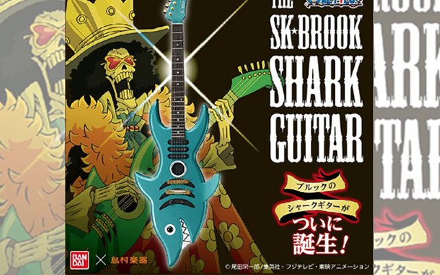 Soul King Brook From One Piece Is Selling A Shark Guitar