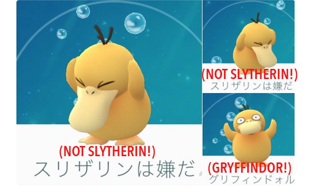 Clueless Pokemon Psyduck Stuggles To Be In Gryffindor