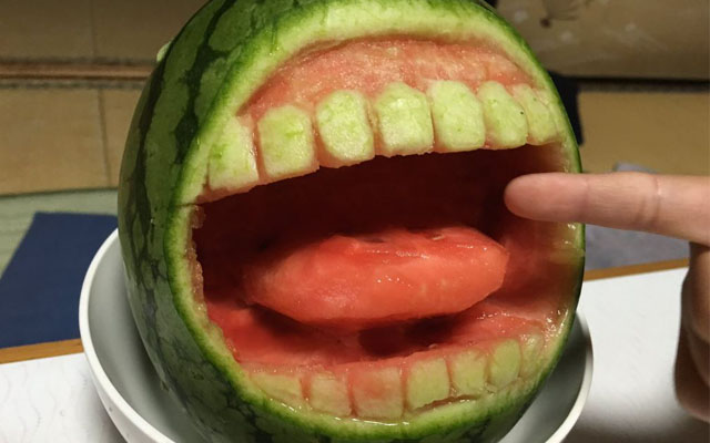 Food Bites Back With Beautifully Creepy Watermelon Art