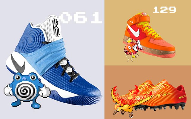 Designers Dream Up Pokemon NIKE Sneakers To Start Your Adventure With