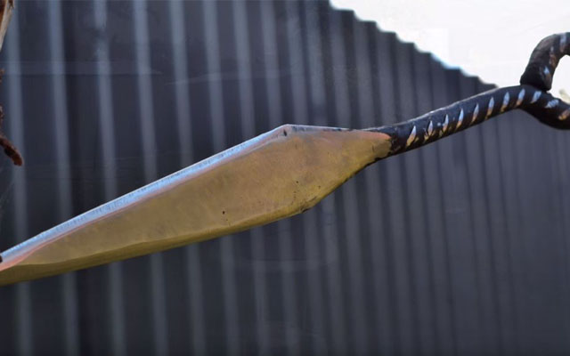 This Guy Forged His Own Kunai, A Tool And Weapon Of The Ninja