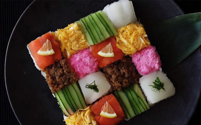Mosaic Sushi:  Japanese Art Food Trend Makes Sushi Even More Beautiful