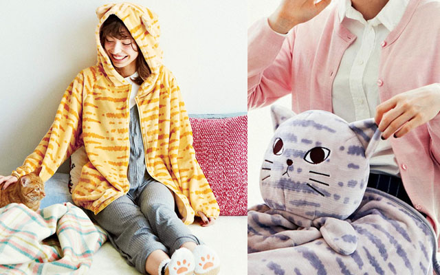 Japanese Hooded Cat Pajamas And Blanket Cuddle Buddies To Keep You Purring 24/7
