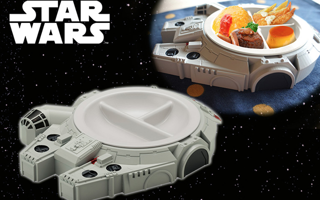 Have Lunch Served In Star Wars Millennium Falcon And Landspeeder Plates