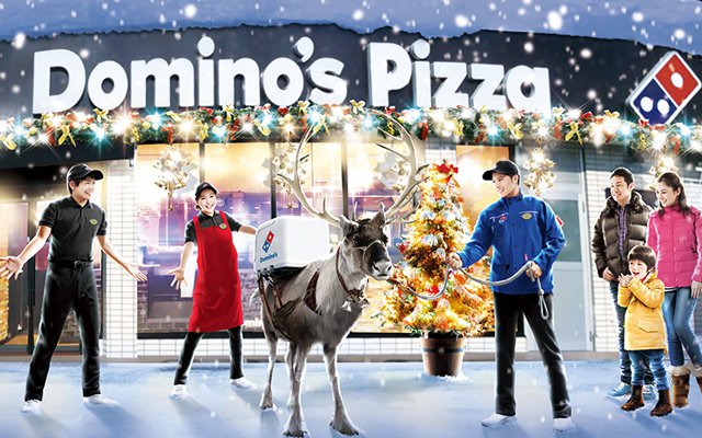 Domino’s Pizza Japan Is Training Reindeer To Deliver Pizza In Northern Areas Of Japan