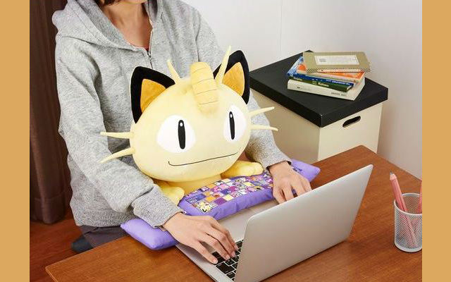 Meowth Is The Newest Adorable Pokemon PC Cushion Rest For Your Wrists