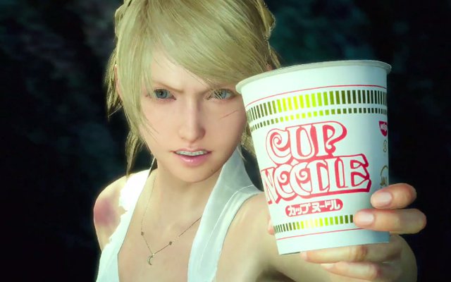 Final Fantasy XV Teams Up With Cup Noodle For Bizarre But Funny Promotion