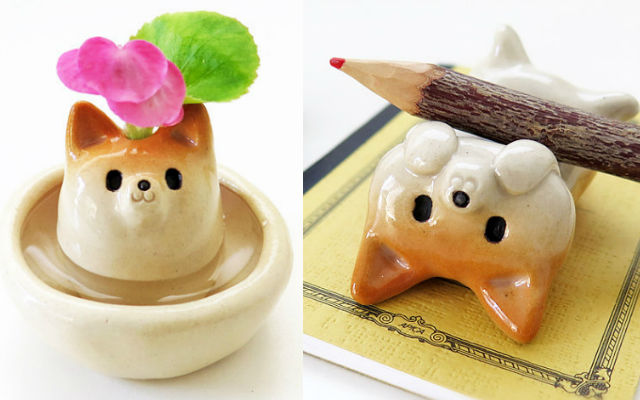 Create Your Own Shiba Heaven With Charming Ceramic Figurines And Accessories