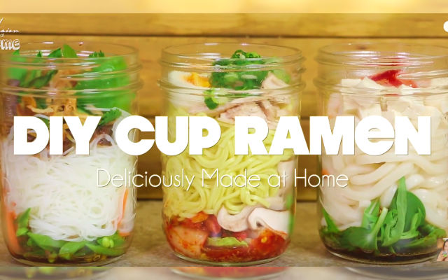 Gather Your Favorite Ingredients And Make Delicious Homemade Cup Noodles