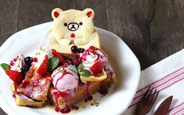 Ease Your Sugar Craving At Cafes In Kyoto And Osaka Serving Cute Rilakkuma French Toast Plates