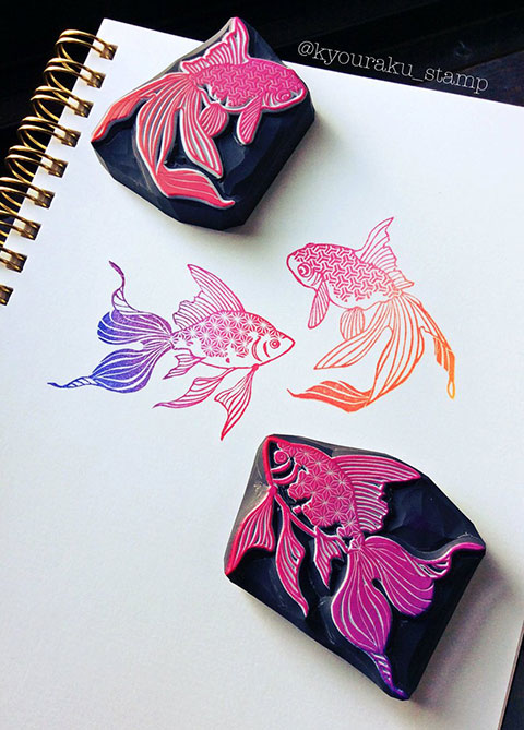 Tucson artist carves one of a kind stamps from pink erasers