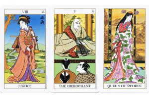 Combine Readings And Traditional Japanese Art With This Deck Of Ukiyoe Tarot Cards