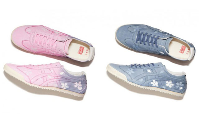 Onitsuka Tiger Brand Sneakers Let You Wear Cherry Blossoms On Your Feet All Year Long