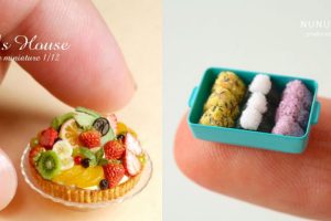 Japanese Miniature Food Artist Creates Meals Tiny Enough To Be Served On Our Fingertips