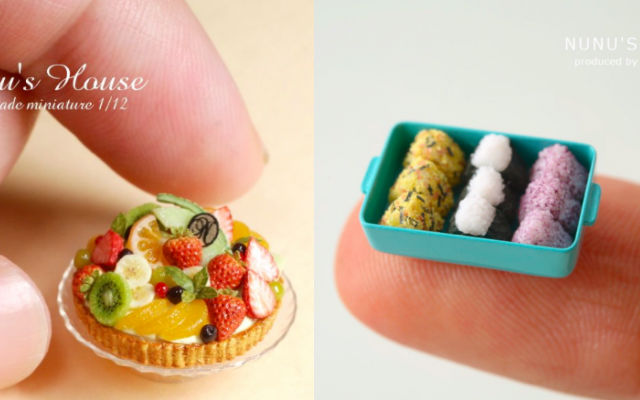 Japanese Miniature Food Artist Creates Meals Tiny Enough To Be Served On Our Fingertips