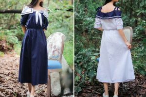 Try On A Fashionable Japanese Sailor Uniform-Inspired Dress For Your Everyday Look