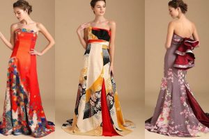 Japanese Wedding Company Is Renting Out Stunning Dresses Made From Vintage Kimonos For Brides-To-Be