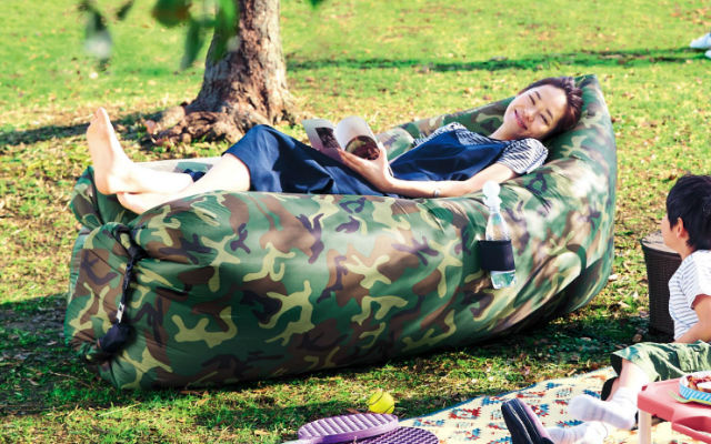 The Portable Air Sofa Is The Ultimate Gift For Lazy Campers Looking To Loaf Around Outdoors