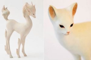Japanese Artist Carves Dreamlike Creatures Out Of Wood