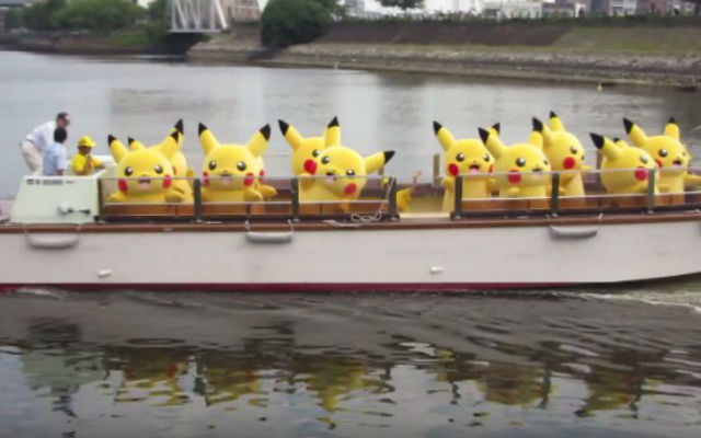 1,500 Pikachus Invade Yokohama For The Annual Pikachu Festival–This Time With Boats And Blimps!