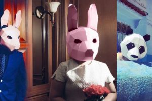 These Creepy Japanese Polygon Animal Masks Will Give You Panda Nightmares