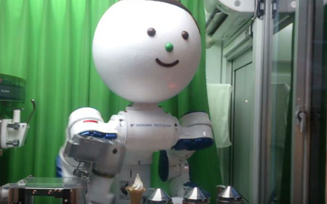Japan Has A Robot Vendor That Is Very Happy To Give You Ice Cream